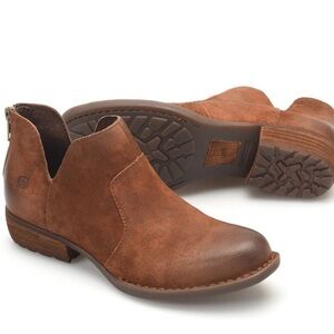 Born Kerri Distressed Suede Booties